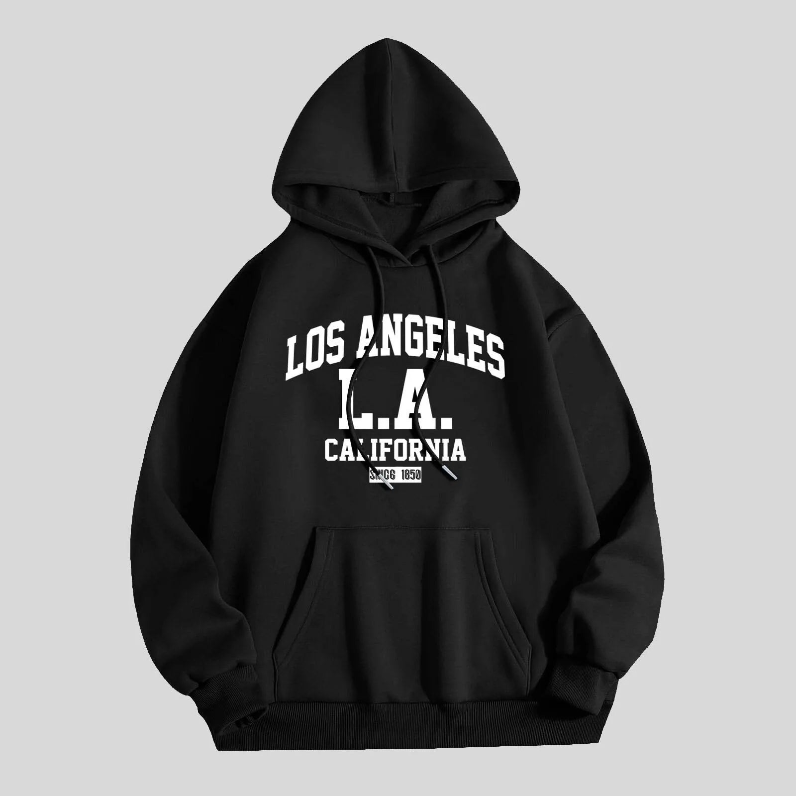 Brushed Letter Hoodie